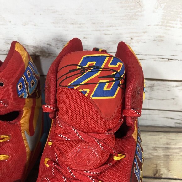 Nike LeBron James 13 EYBL Promo Shoes Mens Size 10 843801-696 Basketball Red - Picture 7 of 11